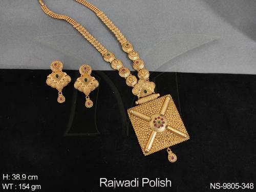 Full Stones Rajwadi Polish Party wear 