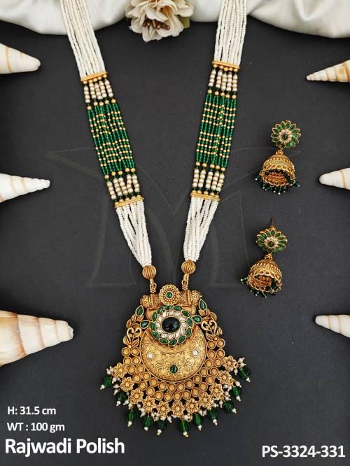 antique-jewellery-rajwadi-polish-designer-wear-antique-pendant-set