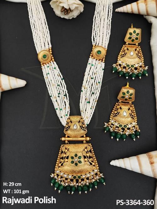 antique-jewellery-designer-clustered-pearl-fancy-style-pendant-set-