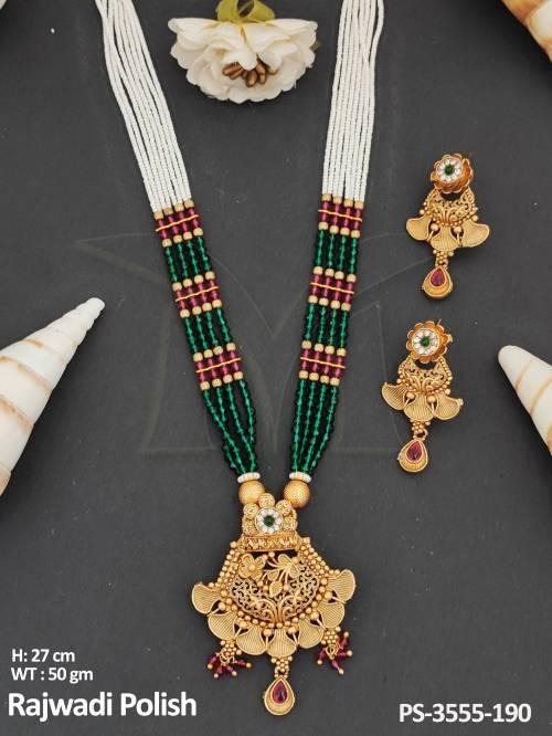 rajwadi-polish-party-wear-fancy-design-antique-long-pendant-set-
