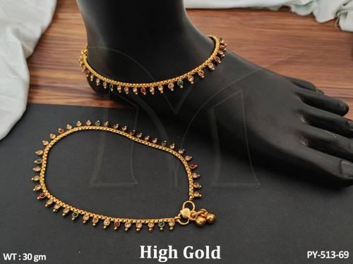 antique-jewelry-accessories-women-high-gold-polish-party-wear-antique-payal-set