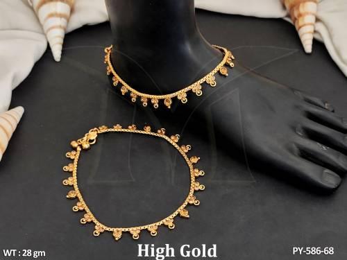 antique-jewellery-beautiful-high-gold-polish-antique-payal-set-