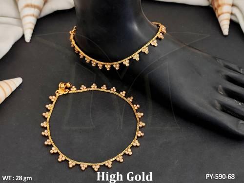 antique-jewellery-high-gold-polish-fancy-design-antique-payal-set