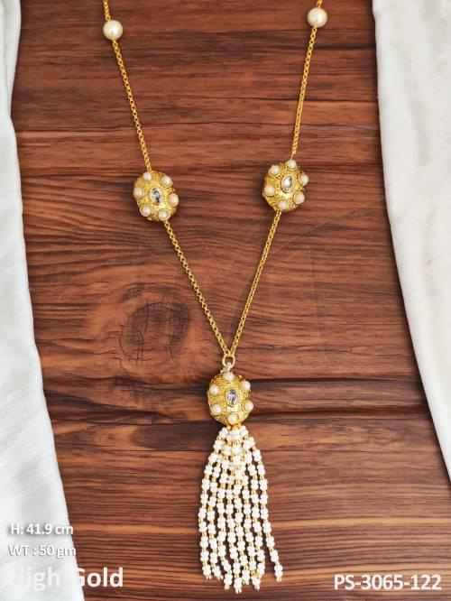 antique-jewellery-high-gold-polish-clusterpearl-antique-pendant-set