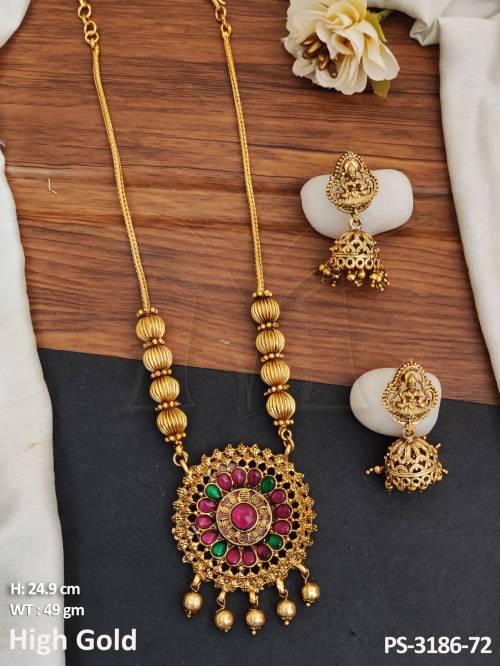 Antique Jewellery High Gold Polish Kemp Jewellery Kemp Pendant Set