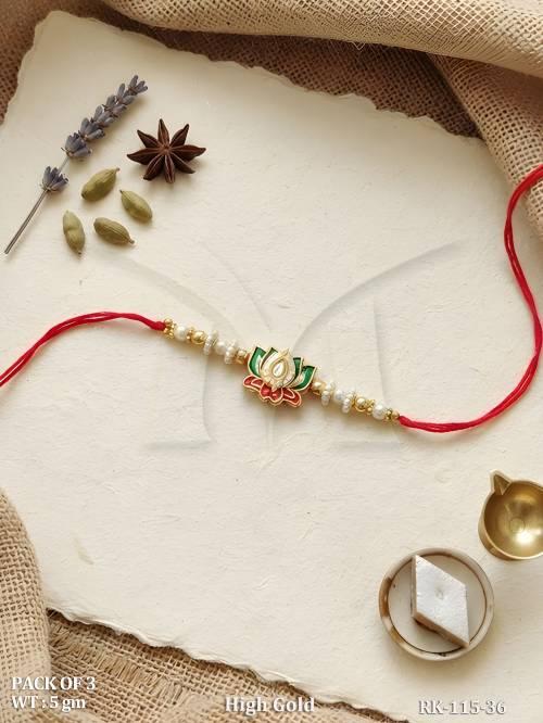 traditional-lotus-motif-rakhi-with-elegant-pearl-bead-accents