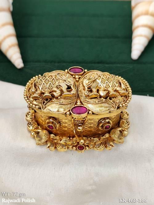 designer-kumkum-box-with-elephant-carving-work
