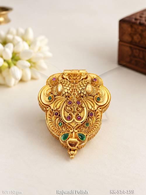 Royal Antique Rajwadi Sindoor Box