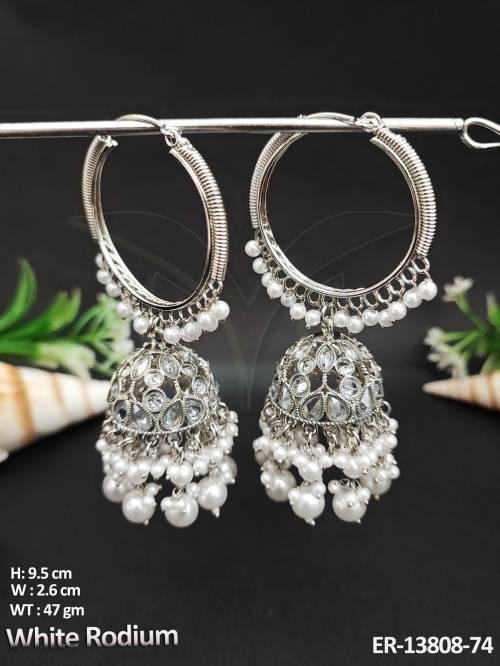antique-jewellery-designer-clustered-pearl-fancy-style-earrings-
