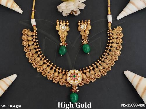 designer-antique-jewellery-fancy-style-high-gold-polish-necklace-set-