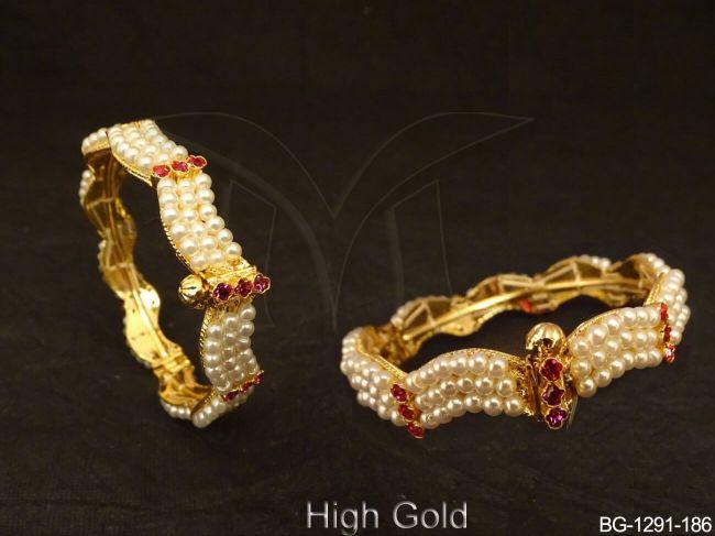 Multi Moti Designer Antique Bangle