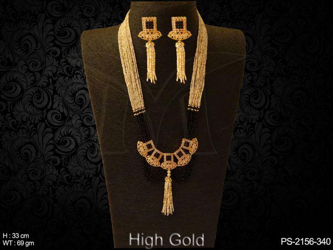 long designer style traditional pendants detail