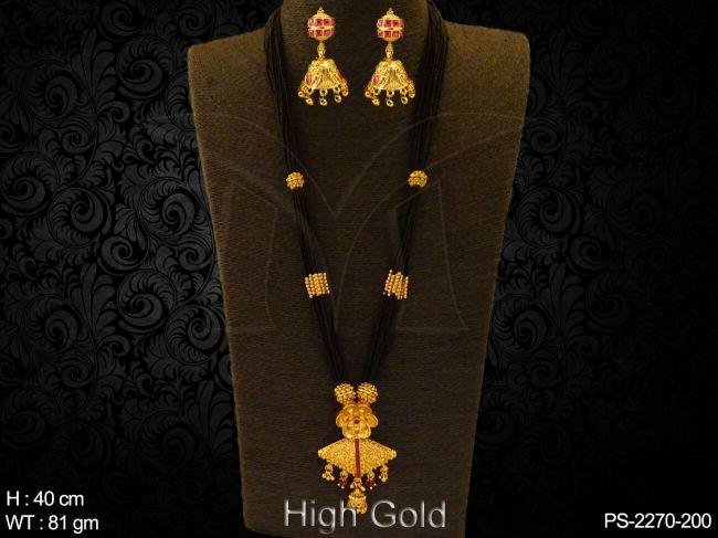 Center Flower Dual Triangular Designer Pendant