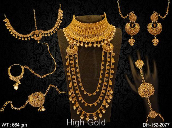 Multi Chain Chokor Designer Dulhan Set — DH-152-2077