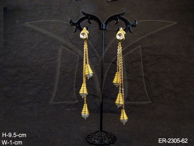 triple chain unsized antique earrings