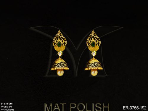 Matpolishtone Traditional Women Designer Jhumka Earring