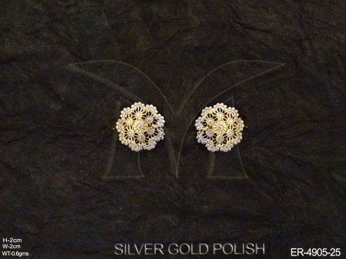 ER-4905-25-GOLD SILVER