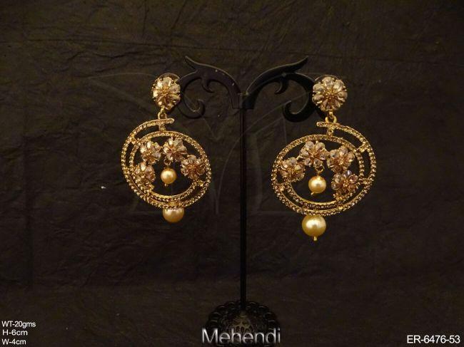 spring role antique style earrings detail