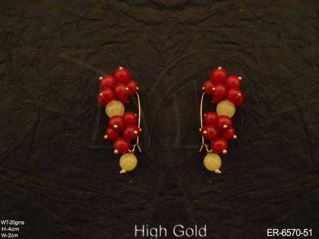 grapes styled antique earrings detail