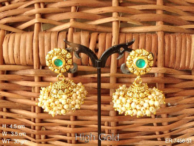 Haram delicate antique jhumka