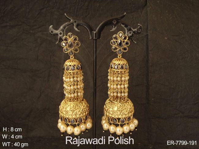 Jhumar jhumka fancy heavy antique earring