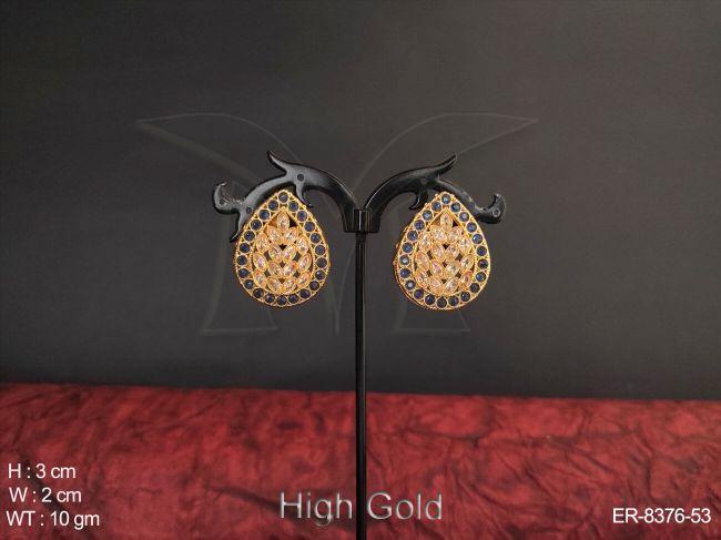 full stone paan ston tops earring