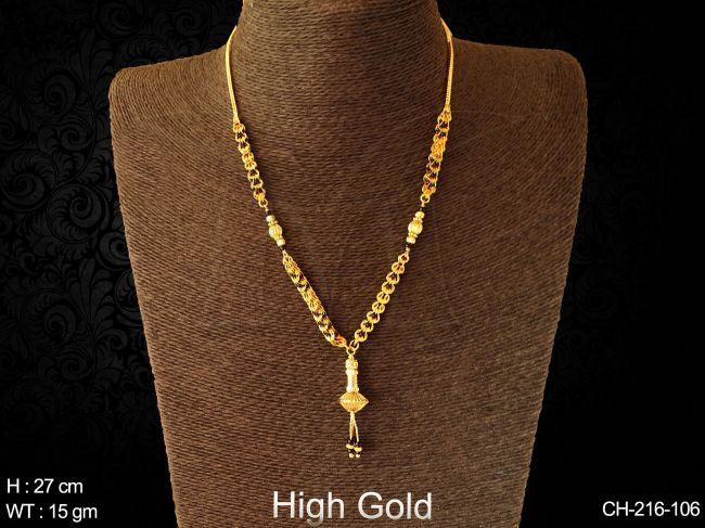 traditional gold plated mangalsutra for women handcrafted gold antique mangalsutra