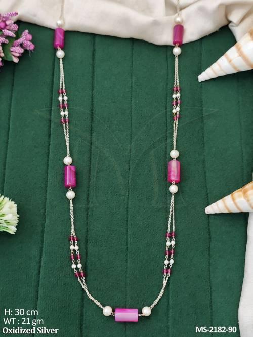 beautiful-oxidized-silver-fancy-style-mala-set-