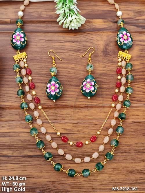 Traditional Handcrafted Beads Mala Set for Women — MS-2218-161