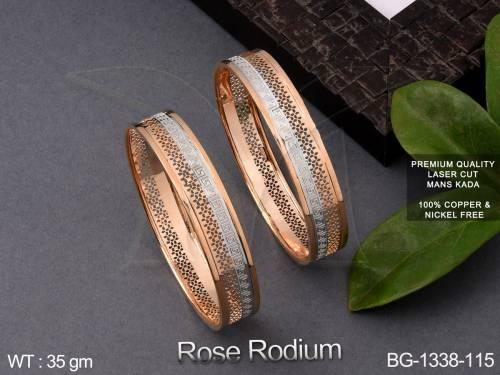 double design antique bangles detail