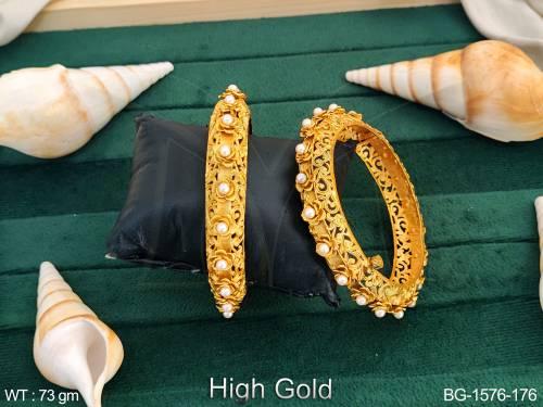 Beautiful Fancy Style Party wear Designer Bangle Set