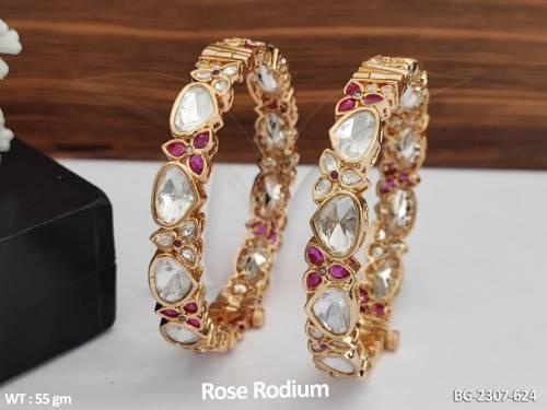 rose-rodium-polish-fancy-style-kundan-stones-designer-kundan-bangle-set