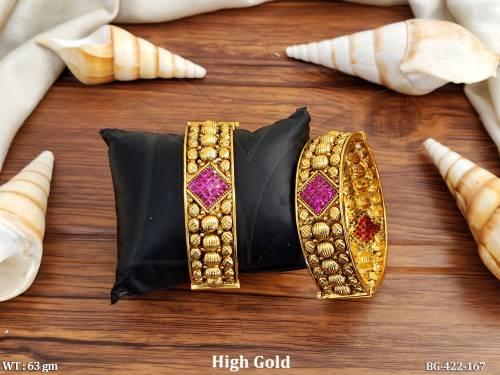 invisible princess rani antique bangle detail