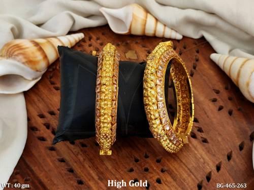 bridal bollywood square polki bangles detail