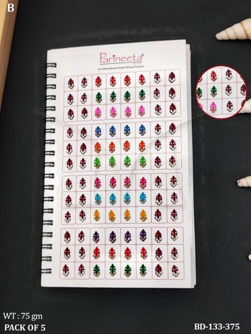 Parineeta Bindi  Exclusive Spiral Bindi Book  Wedding Pack of 5  