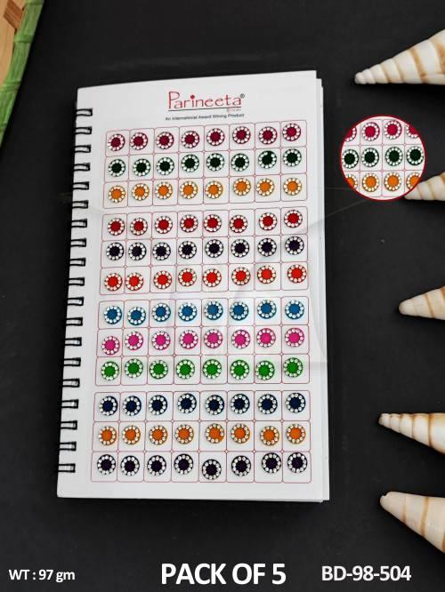 -parineeta-s-border-reguler-multi-shade-bindi-collection-pack-of-5-designs-
