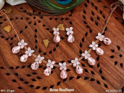 crystal-jewellery-rose-rodium-polish-full-stone-party-wear-necklace-set-