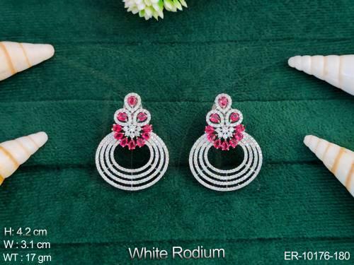 beautiful-design-party-wear-white-rodium-polish-cz-ad-earring