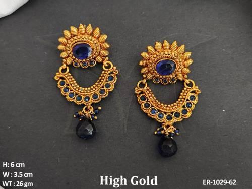 star like bali stylish antique earrings detail
