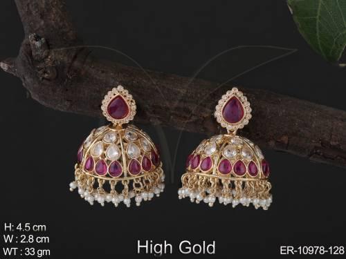beautiful-antique-jewellery-designer-clustered-pearl-party-wear-earrings-