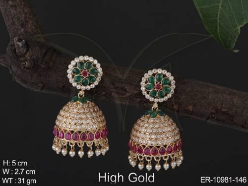 beautiful-antique-jewellery-design-high-polish-earrings-