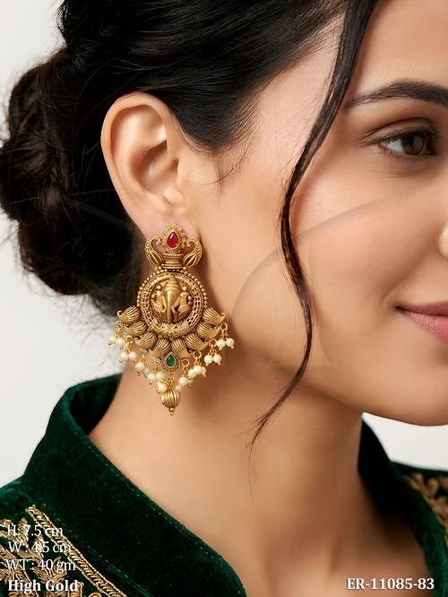 temple-jewellery-high-gold-polish-fancy-style-temple-earring-