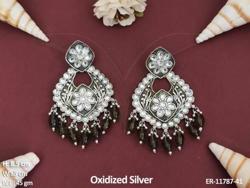 oxidized-jewelry-silver-polish-designer-fancy-wear-oxidized-earring-set