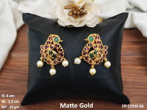 ER-12930-66-GREEN RUBY WHITE
