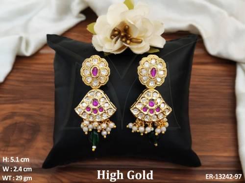designer-fancy-style-party-wear-beautifu-high-gold-polish-kundan-earring-