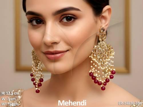 antique-jewellery-mehendi-polish-antique-designer-earrings-