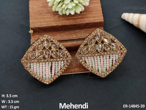 ER-14845-39-Mint Green Pink