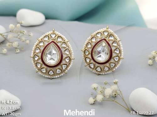 antique-jewellery-beautiful-designer-mehendi-polish-full-stone-party-wear-earrings-