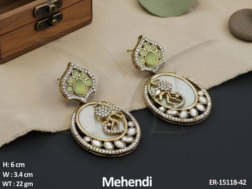 designer-full-stone-mehendi-polish-party-wear-earrings-