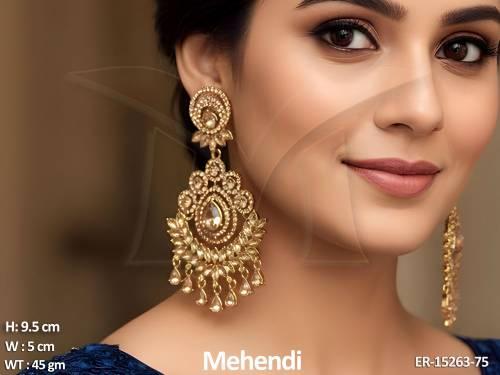 antique-mehendi-polish-full-stone-party-wear-earrings-